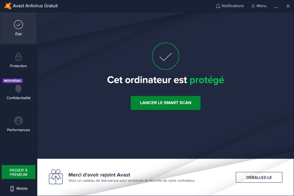 AVAST DASHBOARD