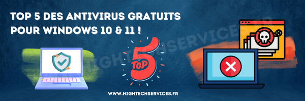 Top 5 des meilleurs antivirus gratuits pour Windows en&nbsp;2023